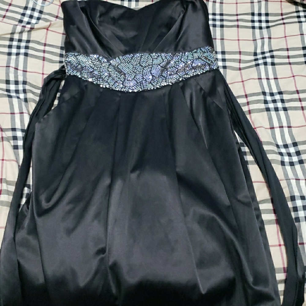 Mini black dress
